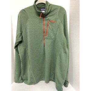 Patagonia Men's XL Regulator Fleece Sage Green LIghtweight Layer EUC!